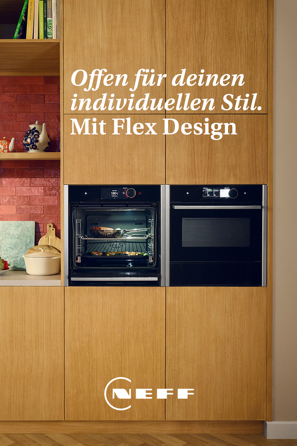 Flex Design von NEFF: Vier neue Farben für Backofen, Kochfeld, Dunstabzug und Kaffeemaschine